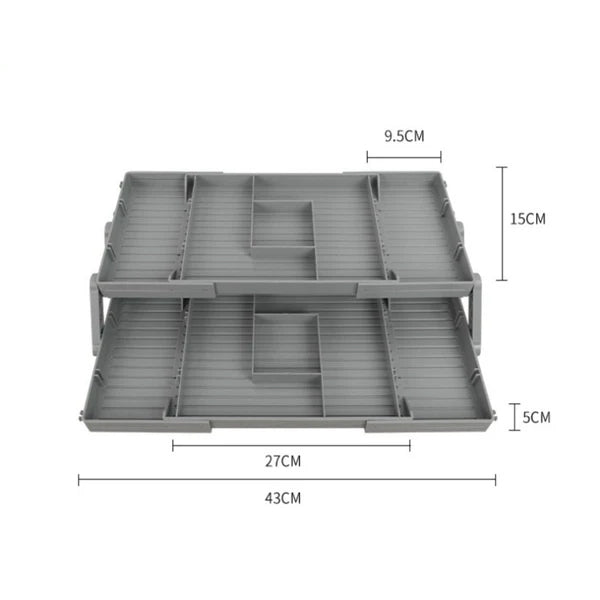 3 Tier Collapsible Jewelry Organizer