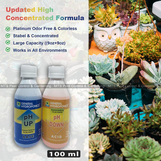 PH up PH down kit General Hydroponics (USA IMPORTED) 100ml each bottle Umbiz