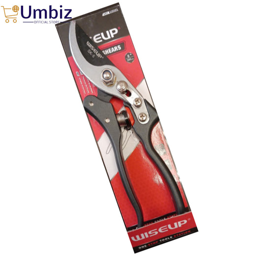 WISEUP Multifunctional Pruning Shear Garden Tools Heavy Duty Ultra Sharp Hand Pruners, Professional Garden Scissors - Stainless Steel Pruning Shear Garden Tools Labor Saving Scissors Gardening Plant Sharp Branch Pruners Protection Hand Durable