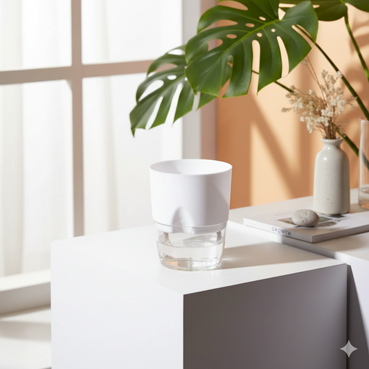 Self-Watering Pot for Indoor Plants - 8 Vibrant Colors, Modern Design, Automatic Watering System (Plant not included!) Umbiz