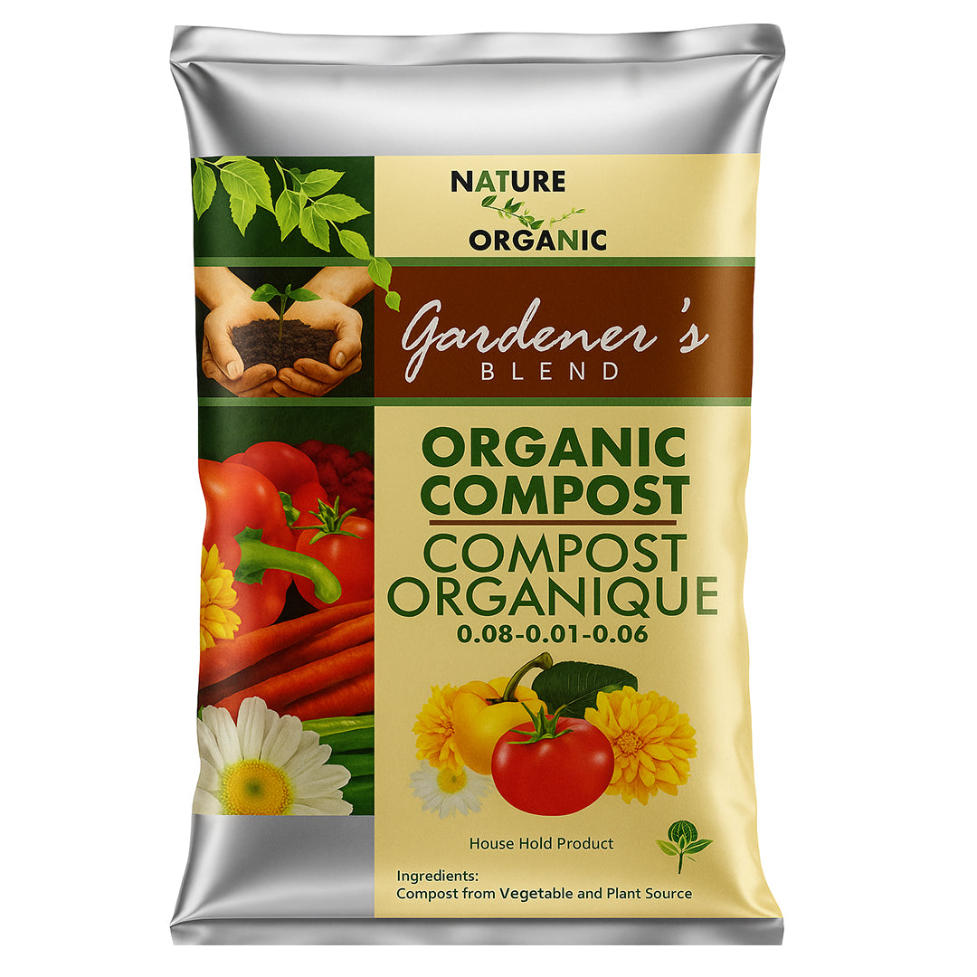 Nature Organic Gardener’s Blend – Premium Organic Compost (Plant & Vegetable Based)
