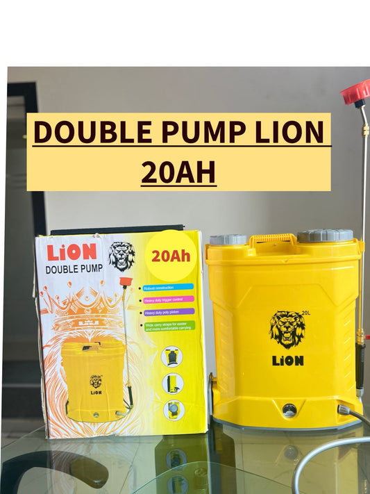 LION® Double Pump Spray Machine 20Ah - Model 7000 | Heavy-Duty Dual Pump