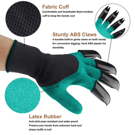 GARDENING GLOVES WITH POINTED NAILS (IMPORTED) UMBIZ