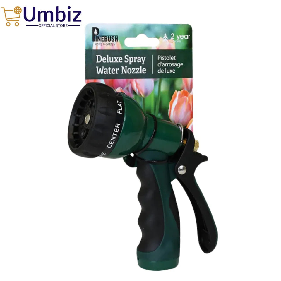 Heavy Duty Garden Hose Sprayer Nozzle - Water Hose Nozzle with 7 Different Spray Patterns, High Pressure Hose Spray Nozzle for Watering Plant & Lawn, Washing Car & Pet - Water Pressure Pump Umbiz