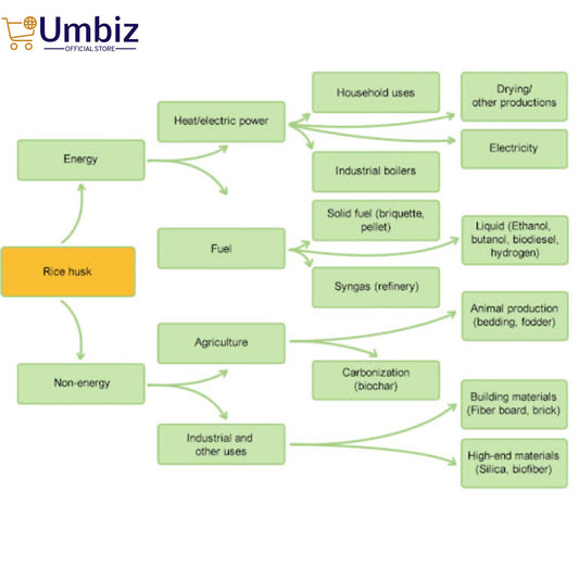 Rice Husk for Plants – Organic Mulching Material, Soil Conditioner, and Plant Growth Booster | Eco-Friendly Gardening Solution for Healthy Plants Umbiz