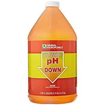 General Hydroponics pH Down Liquid Fertilizer, 1-Gallon Umbiz