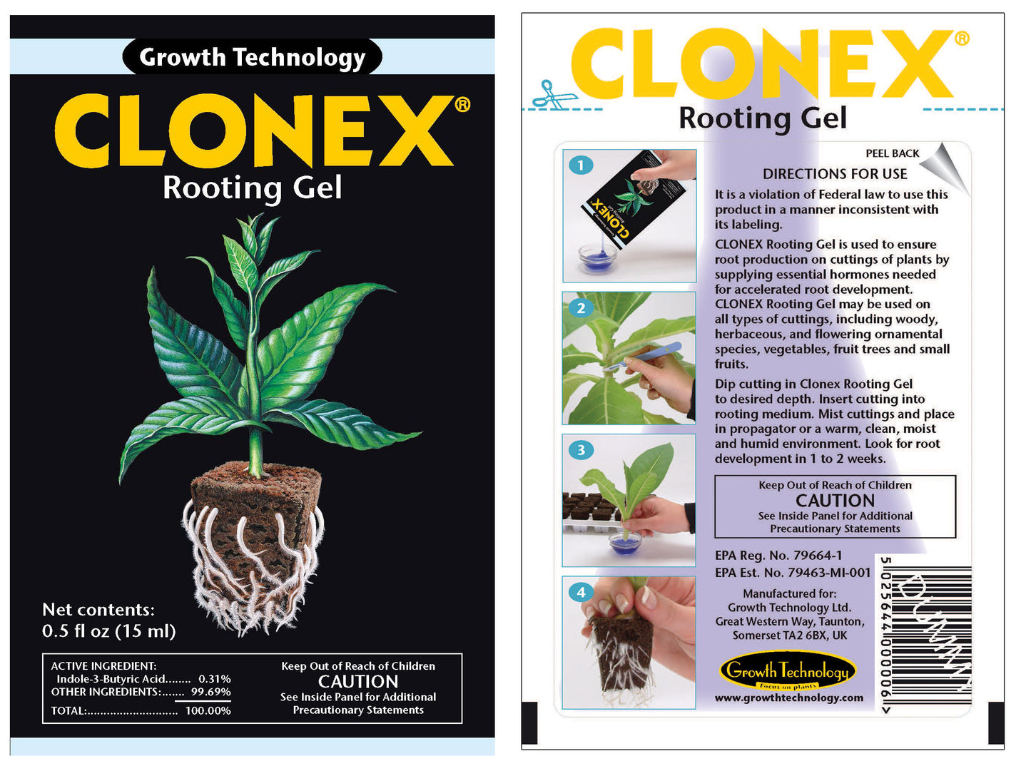 HYDROPONICS Clonex Gel Sachet 10 ML (ORIGINAL USA IMPORTED) Umbiz