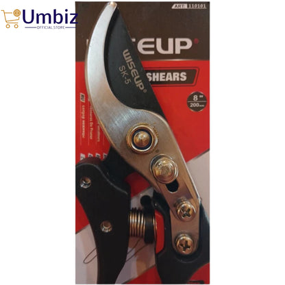 WISEUP Multifunctional Pruning Shear Garden Tools Heavy Duty Ultra Sharp Hand Pruners, Professional Garden Scissors - Stainless Steel Pruning Shear Garden Tools Labor Saving Scissors Gardening Plant Sharp Branch Pruners Protection Hand Durable