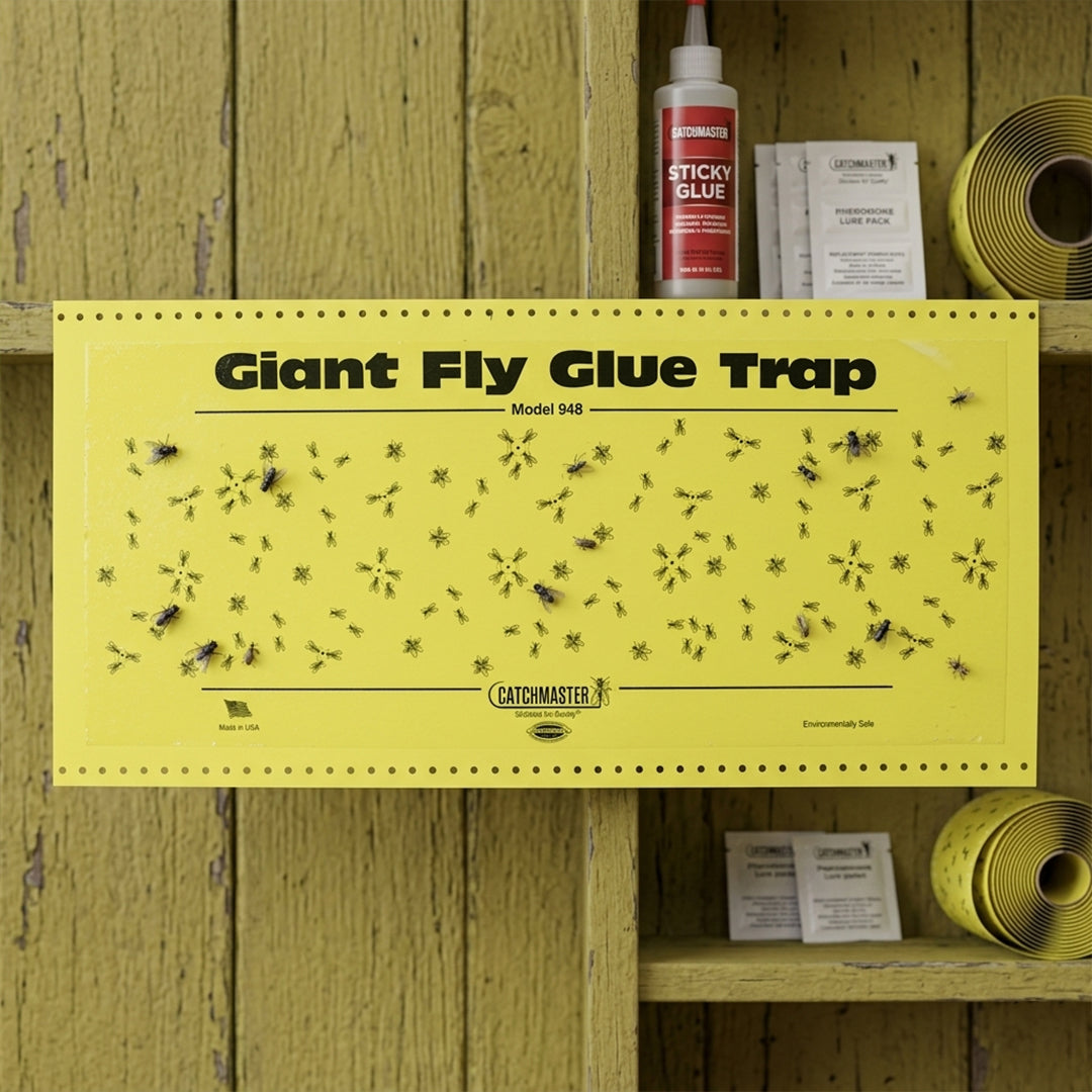 Giant Fly Glue Trap with Attractant 2x1ft (USA IMPORTED) Umbiz