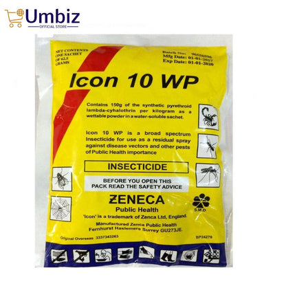 Icon 10 WP Insecticide Powder- 62.5 Grams (Imported) Umbiz