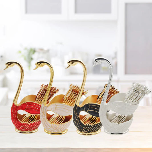 Elegant Swan Figurines – Premium Luxury Home Décor in Pakistan