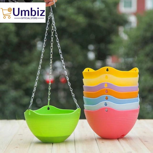 Pack of 2 Hanging Pot - Multi color Flower pot - High Quality Pot For Home & Garden Decoration Umbiz