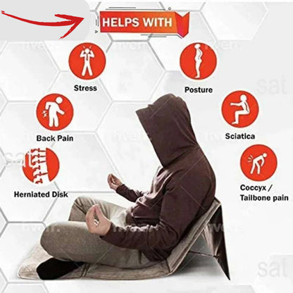 Premium Quality Foldable Musallah Prayer Rug with Back Rest