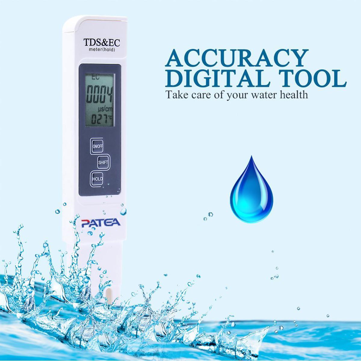 TDS Meter, Water Quality Tester Filter Pen, Accuracy Testing for Drinking Water Purity Test, Swimming Pools, Aquariums, Etc. UMBIZ