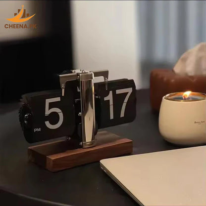 Mechanical Retro Flip Clock | Perfect For Office Use And Corporate Gifting