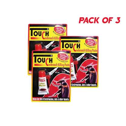Touch Cockroach Killer Gel - Insect Killer - Insect Gel - Insects eliminate Paste (Pack Of 3) Pest Control Umbiz