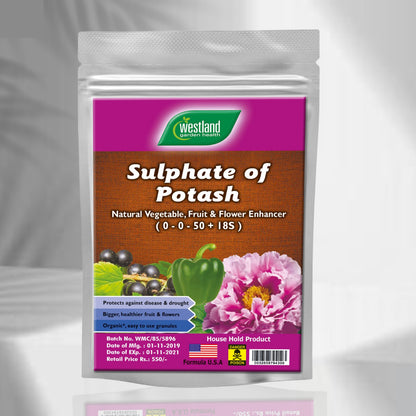 Premium SOP Fertilizer 500g – Sulphate of Potash for Healthy Growth, Bloom Boost, and High-Yield Crops Umbiz