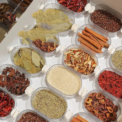 Stackable Spice Organizer – Kitchen Storage & Sealing Box