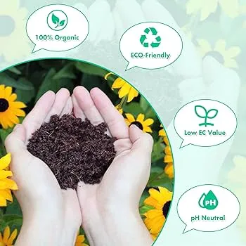 Coco Peat 2 kg – Organic Cocopeat for Seedlings & Seed Sowing Mix | Ready to Use Potting Soil & Potting Mix | Natural Soil Conditioner with Moisture Retention for Healthy Root Organic Growth | Ideal for Home Garden & Nursery Use Umbiz