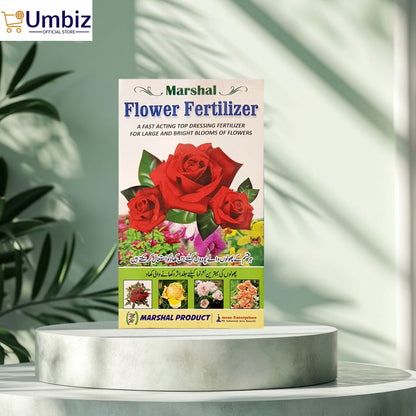 Marshall Rose Flower Fertilizer (250g)– Premium Plant Food for Vibrant Blooms and Healthy Growth | All-Purpose Flower Booster for Indoor and Outdoor Plants Umbiz