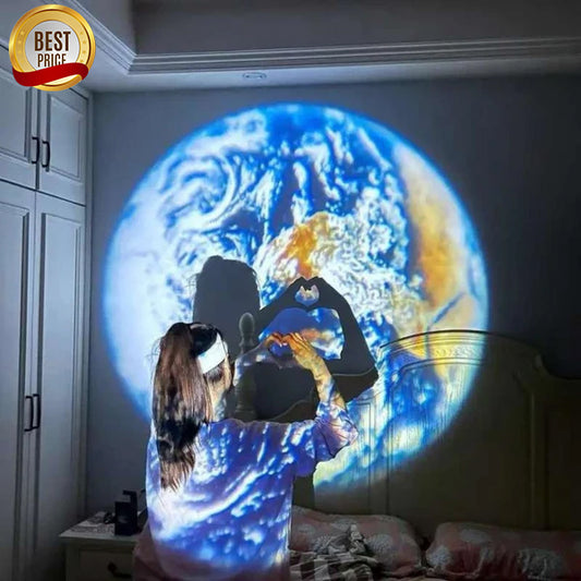 Mini Rechargeable Projection Lamp with 5 Interchangeable Films
