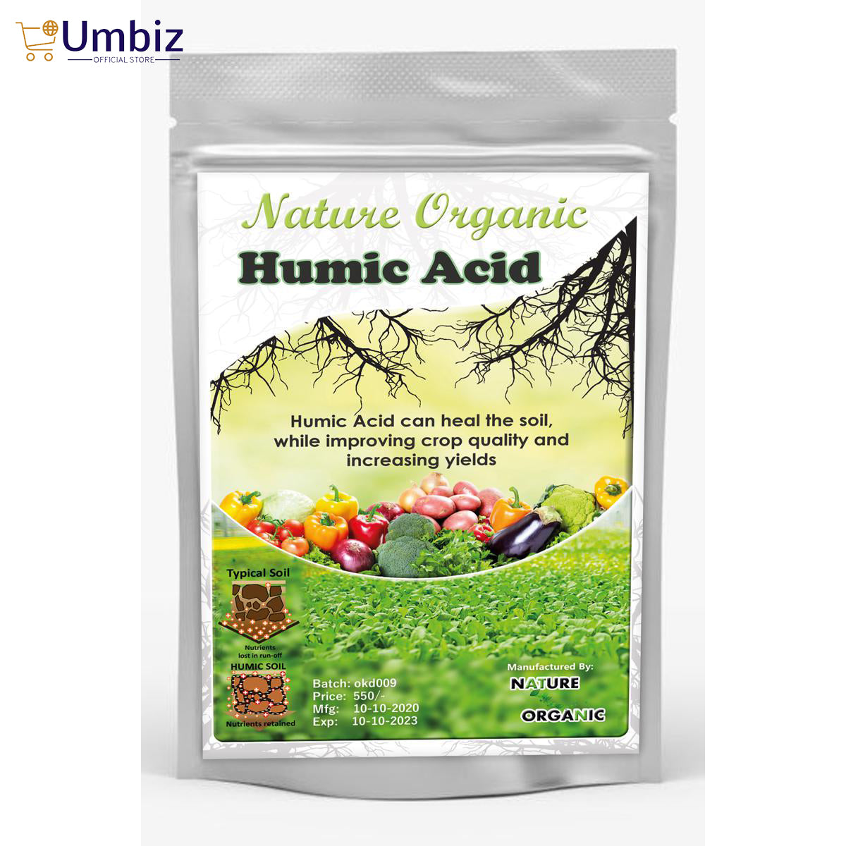 Humic Acid Structure,6-23-1 200 Grams(Best Quality) Umbiz