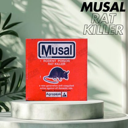 1 Pack Musal Rat Killer Bait – Strong Rat Poison for Home, Office & Warehouse | Fast-Acting Rodent Control Solution | Safe & Effective Pest Killer Umbiz
