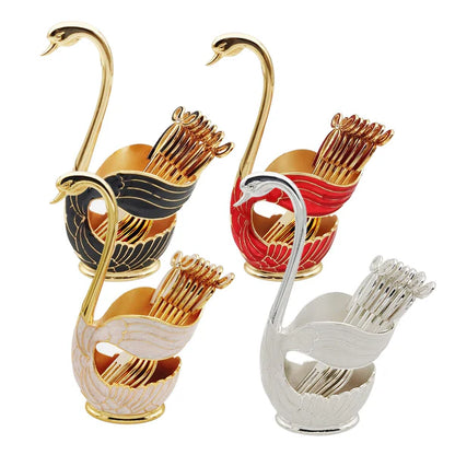 Elegant Swan Figurines – Premium Luxury Home Décor in Pakistan