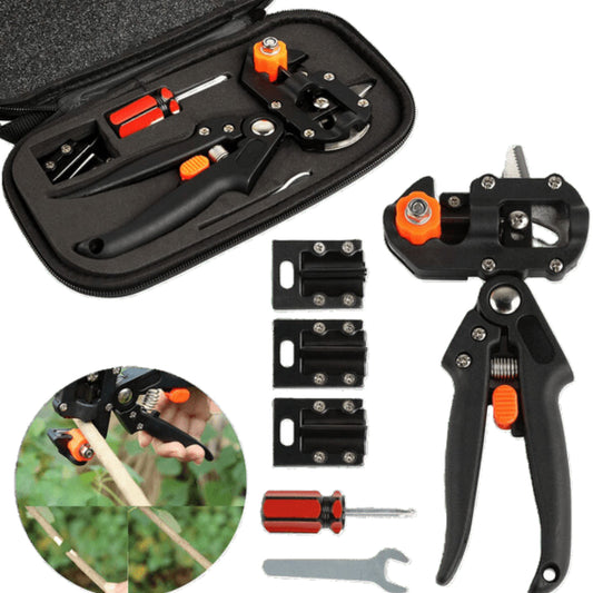 Professional Grafting Tool Kit With Box - Heavy Duty Imported Nursery Garden grape vine Graft Tool Cutter - Farming Pruning Shears Grafting Scissor Fruit Tree Secateurs Pruning Luxury Cutting Knife Garden Tools Hand Tool Umbiz