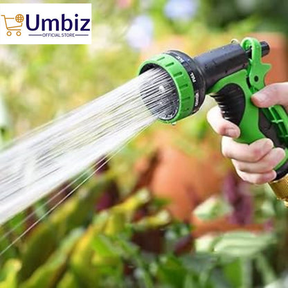 Heavy Duty Garden Hose Sprayer Nozzle - Water Hose Nozzle with 7 Different Spray Patterns, High Pressure Hose Spray Nozzle for Watering Plant & Lawn, Washing Car & Pet - Water Pressure Pump Umbiz