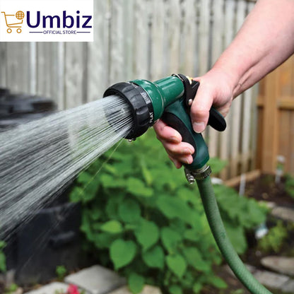 Heavy Duty Garden Hose Sprayer Nozzle - Water Hose Nozzle with 7 Different Spray Patterns, High Pressure Hose Spray Nozzle for Watering Plant & Lawn, Washing Car & Pet - Water Pressure Pump Umbiz