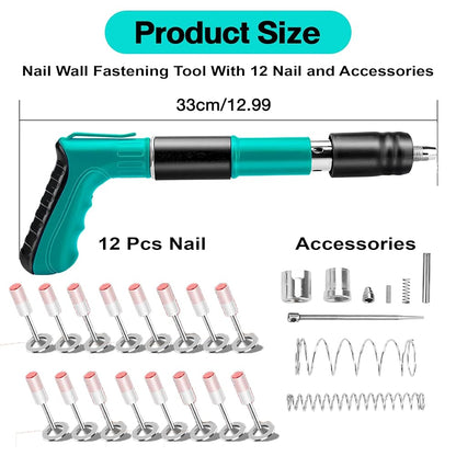 Concrete Nail Machine Kit with Free Nails