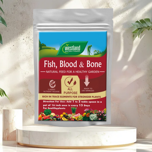 WESTLAND Fish Blood Bone Meal 1&5 KG Pack With Free Gift - Organic Soil Fertilizer For Plants - Promotes Healthy & Strong Root System Development (100% Organic) Umbiz