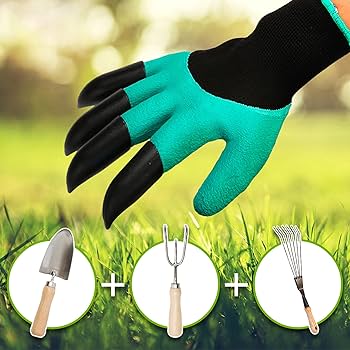 GARDENING GLOVES WITH POINTED NAILS (IMPORTED) UMBIZ