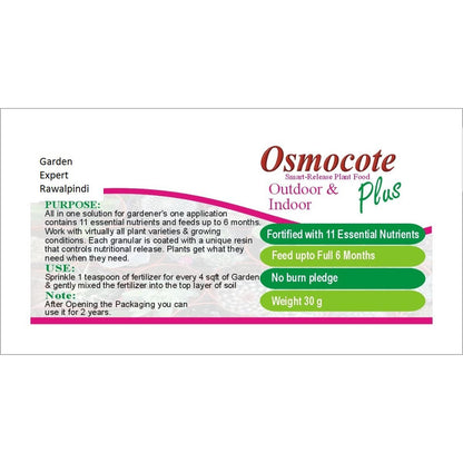 Osmocote Smart-Release Plant Food Plus Outdoor and Indoor (30 G Pack) Umbiz