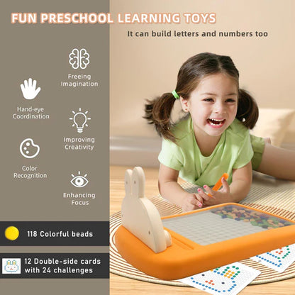 Magnetic Dots Board for Kids with FREE 8 inch Multicolor Tablet