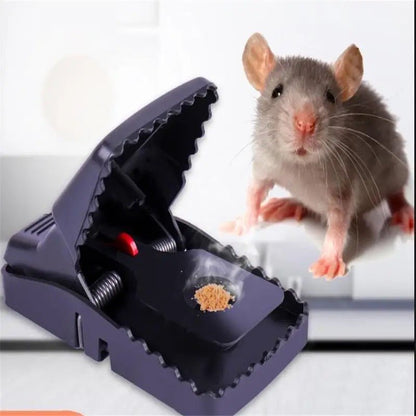 Reusable Mouse Trap Perfect Solution for Mouse | Strong Snap Rat Trap for Quick Rodent Catching | Durable Plastic Rat Killer Trap for Home, Kitchen & Office | Safe Non-Toxic Easy Set Mouse Trap | Washable Smart Rodent Control & Pest Catcher Tool UMBIZ