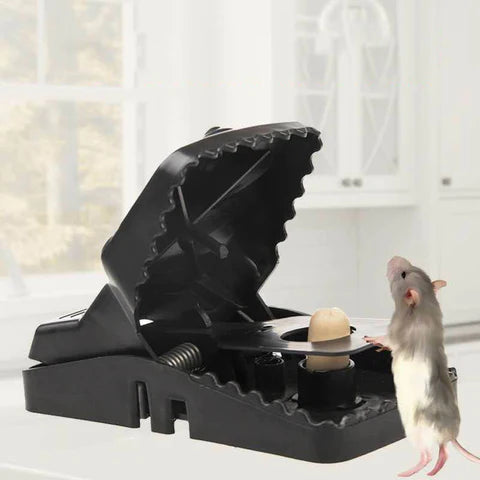 Reusable Mouse Trap Perfect Solution for Mouse | Strong Snap Rat Trap for Quick Rodent Catching | Durable Plastic Rat Killer Trap for Home, Kitchen & Office | Safe Non-Toxic Easy Set Mouse Trap | Washable Smart Rodent Control & Pest Catcher Tool UMBIZ