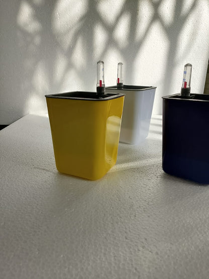 Modern Self-Watering Plant Pot with Water Level Indicator – Indoor & Outdoor Flower Planter (4 Colors)