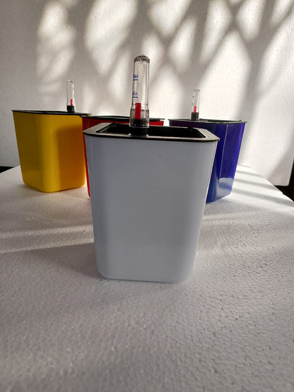 Modern Self-Watering Plant Pot with Water Level Indicator – Indoor & Outdoor Flower Planter (4 Colors)