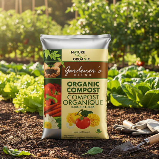 Nature Organic Gardener’s Blend – Premium Organic Compost (Plant & Vegetable Based)