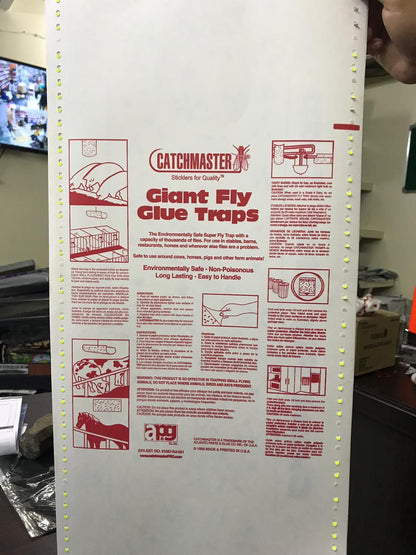Giant Fly Glue Trap with Attractant 2x1ft (USA IMPORTED) Umbiz