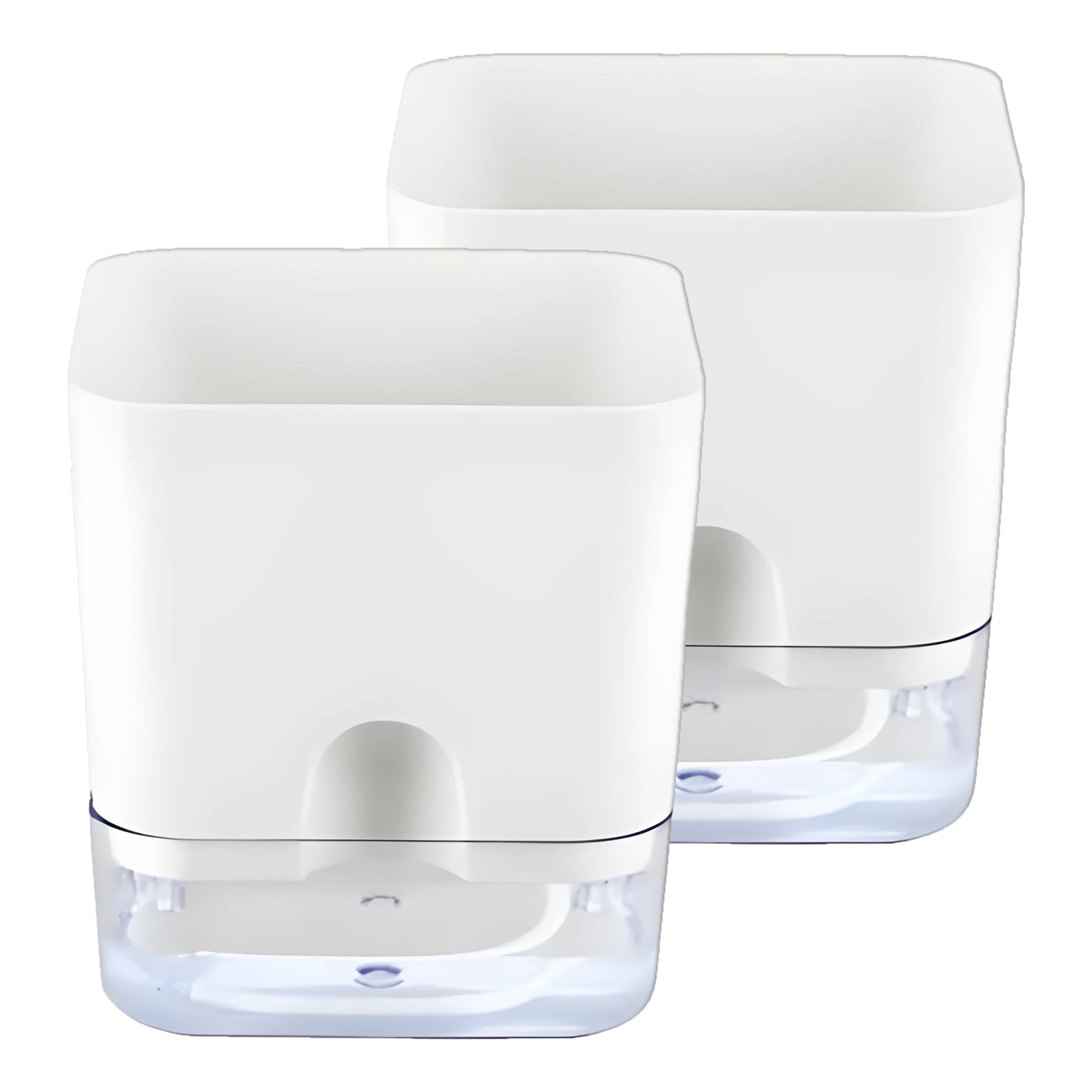 Self-Watering Pots for Indoor & Outdoor Plants -Square Shape Elegant Design - Home Decor (Pack Of 1) *Plant not included* Umbiz