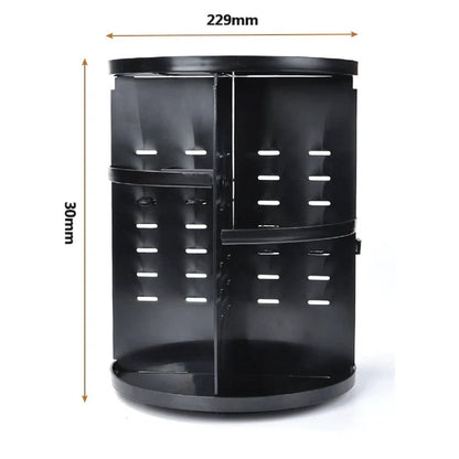 360 Rotation (Black) Cosmetic Organizer