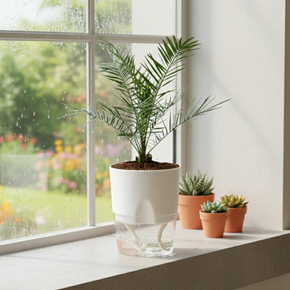 Phoenix Palm With Self Watering Pot