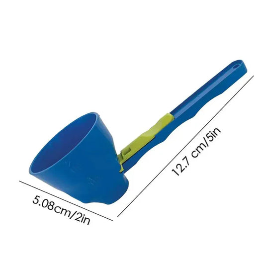 No-Spill Scoop & Funnel Tool – Multi-Purpose Kitchen Gadget for Easy Pouring