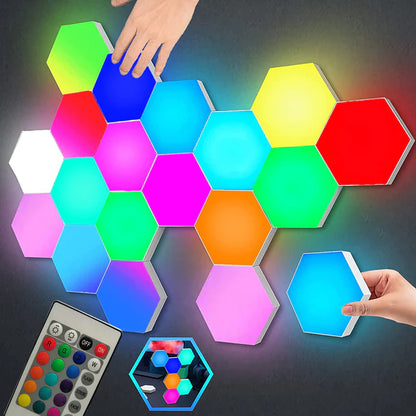 LED Quantum lamp Hexagonal Touch Sensor
