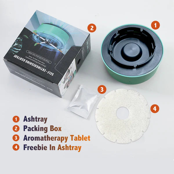 Self Extinguishing Smart Ashtray