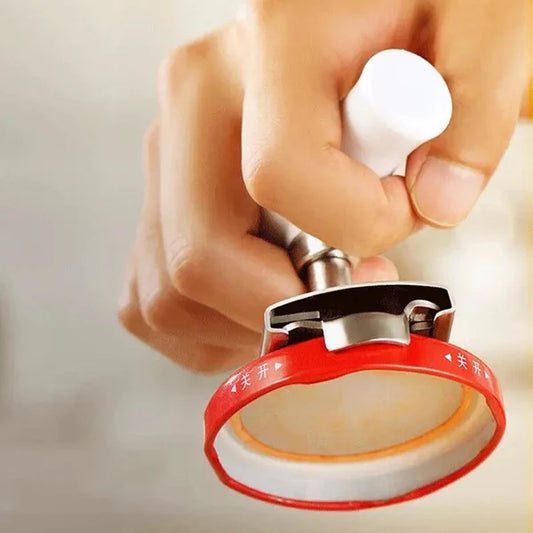 Heavy-Duty Stainless Steel Jar Opener – Effortless Lid Remover Tool for Kitchen