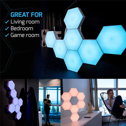 LED Quantum lamp Hexagonal Touch Sensor